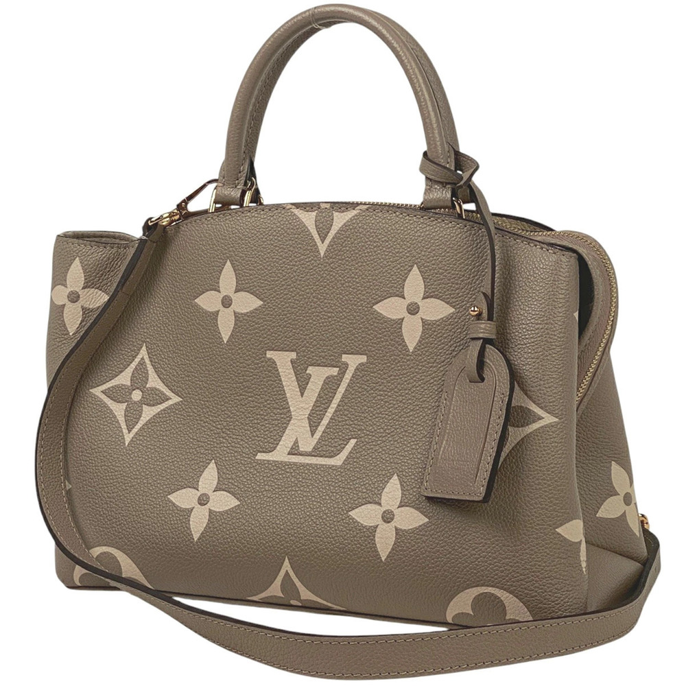 Louis Vuitton Palais Shoulder Bag Handbag Monogram Empreinte Tourtrere Cream